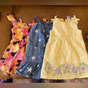 3 summer dresses bundle - 18-24mo Old Navy and Children’s Place